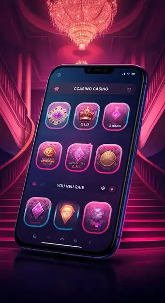 Interface colorée de Magical Spin Casino présentant une variété de machines à sous populaires et des bonus de bienvenue attrayants, illustrant la facilité d'accès aux jeux sur mobile et ordinateur.